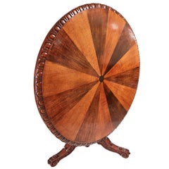 Rare and Unusual Round Specimen Centre Table