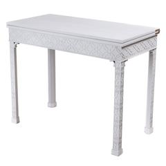Painted Chippendale Style Card Table 6