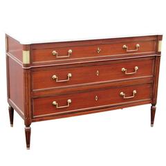 Jansen Style Marble-Top Commode 12
