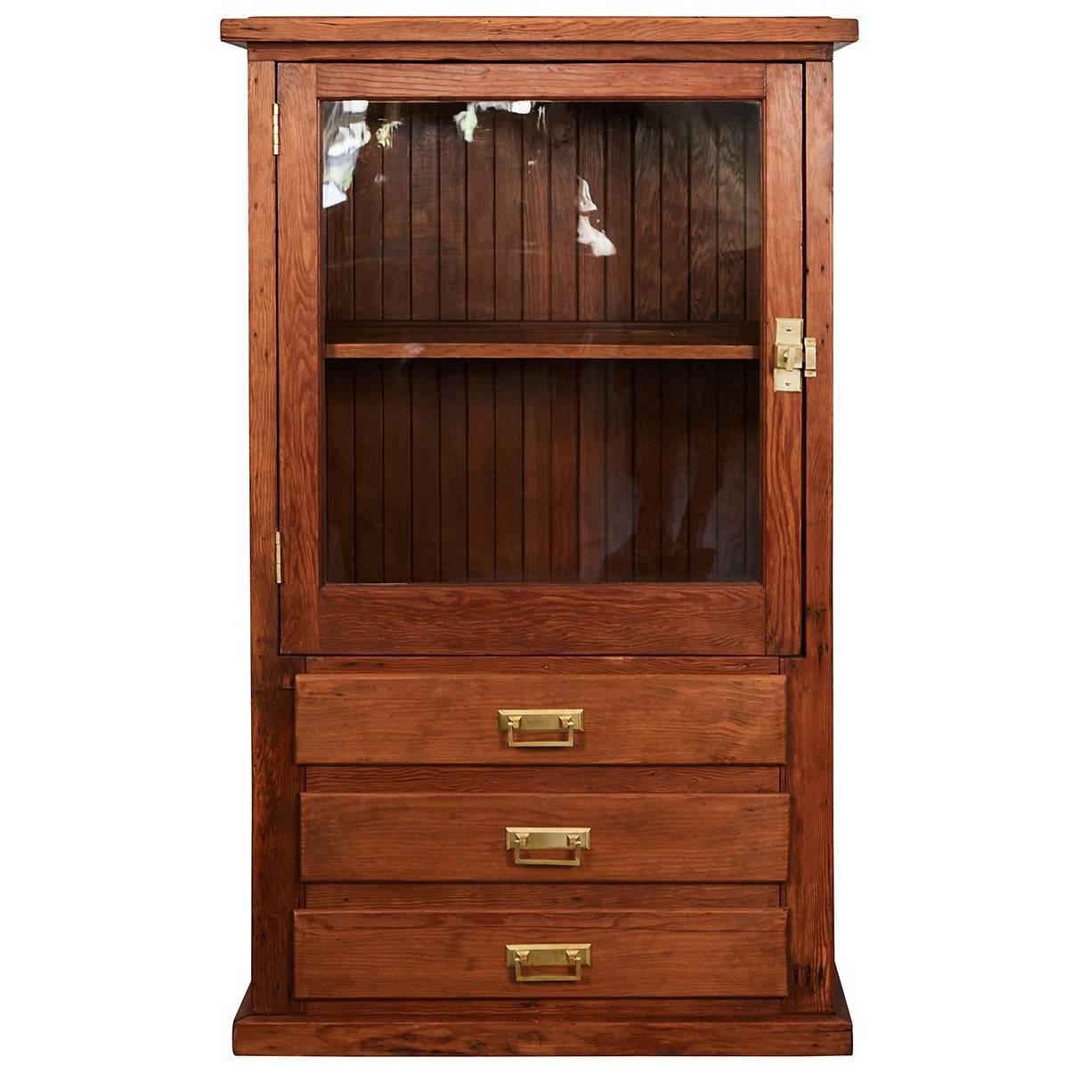 Early 20th Century Pine Cabinet For Sale