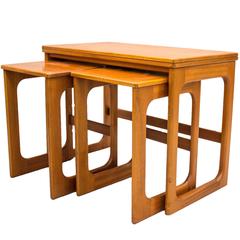 McIntosh Teak Triple Nest of Expanding Tables