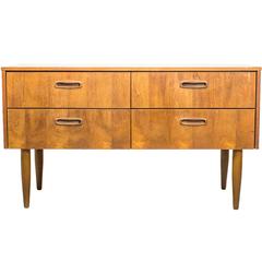 Compact Danish Teak Sideboard Drawer Unit