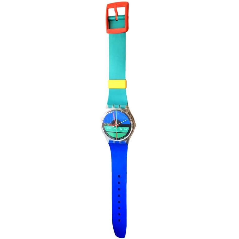 Horloge murale massive Swatch Nautilus Watch sur 1stDibs | montre geante murale  swatch