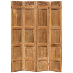 Antique 18th Century Oak Screen