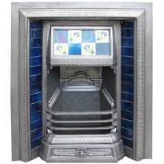 "The Victor", a Victorian Cast Iron and Tiled Fireplace Insert 1