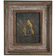 Oil on Canvas, Draped Figure in a Landscape, American, 1940s 5