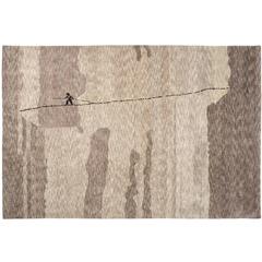 Sempre Sul Filo, Hand-Knotted Rug Designed for Nodus by Francesco Faccin