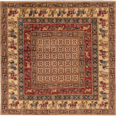 Simply Spectacular New Gabbeh Rug