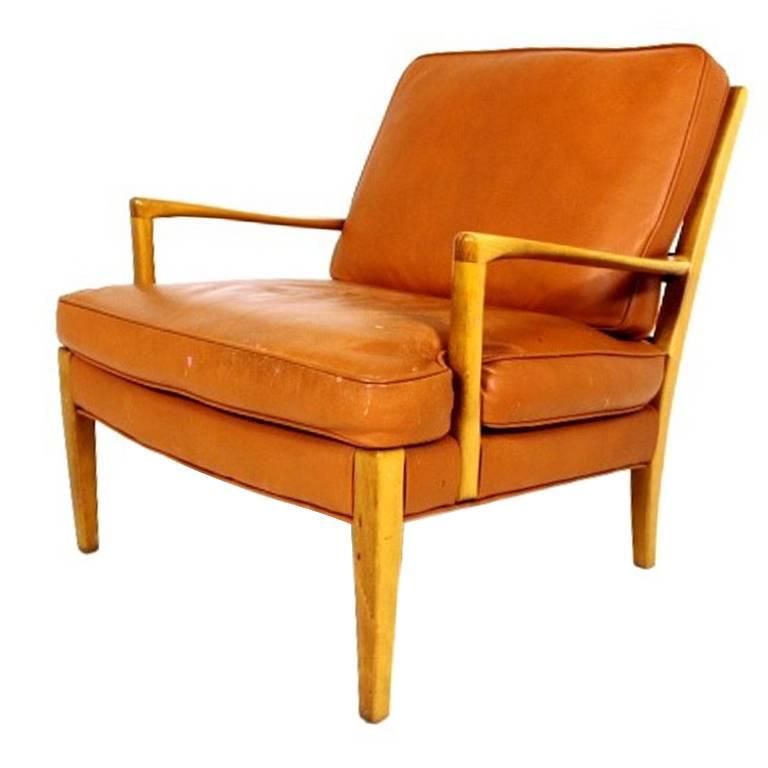 Rare Scandinavian Lounge Chair Model "Löven" Designed by Arne Norell For Sale