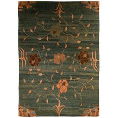 Floral Area Rug Kapsu Pesar, Wool 4