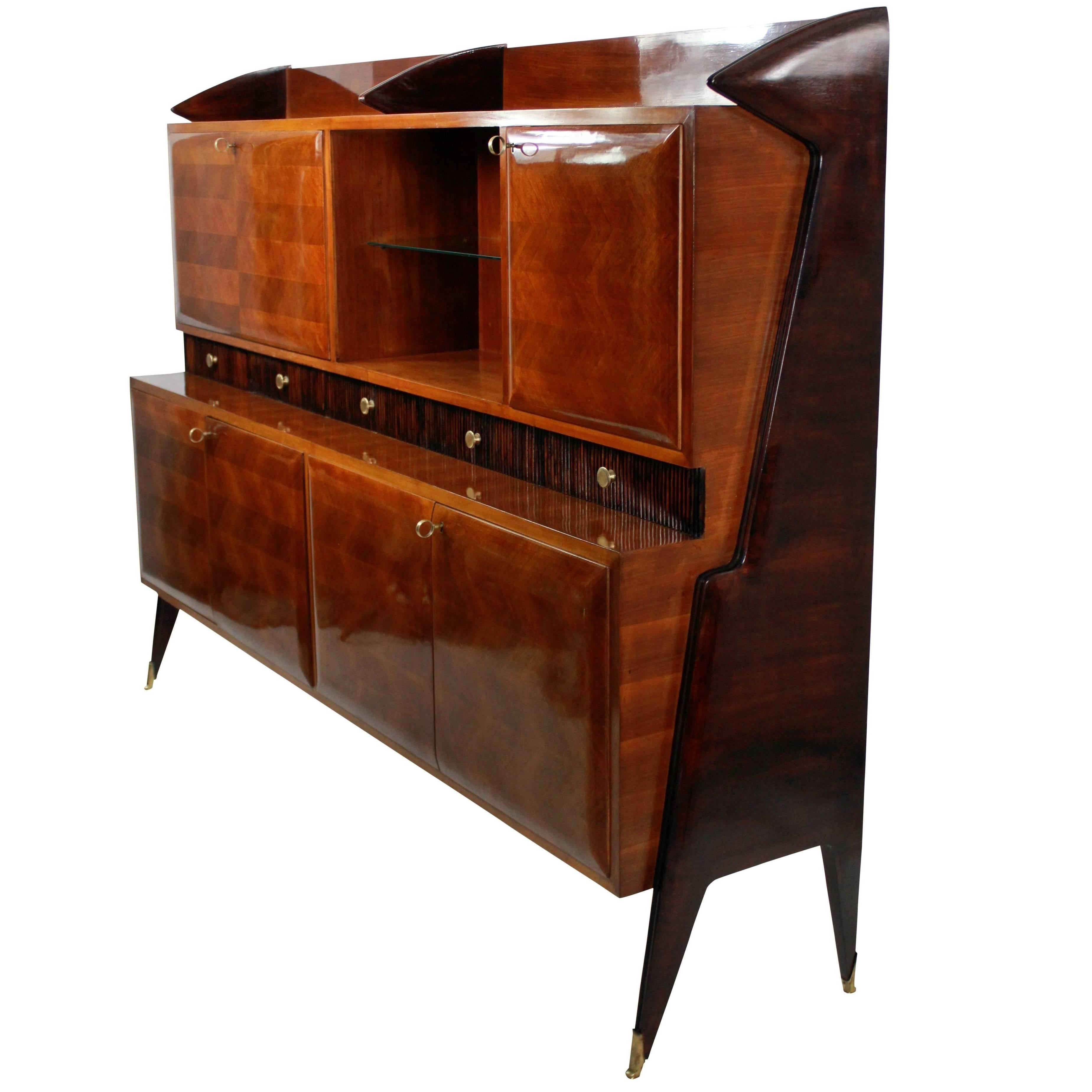 Large Architectural Bar Cabinet