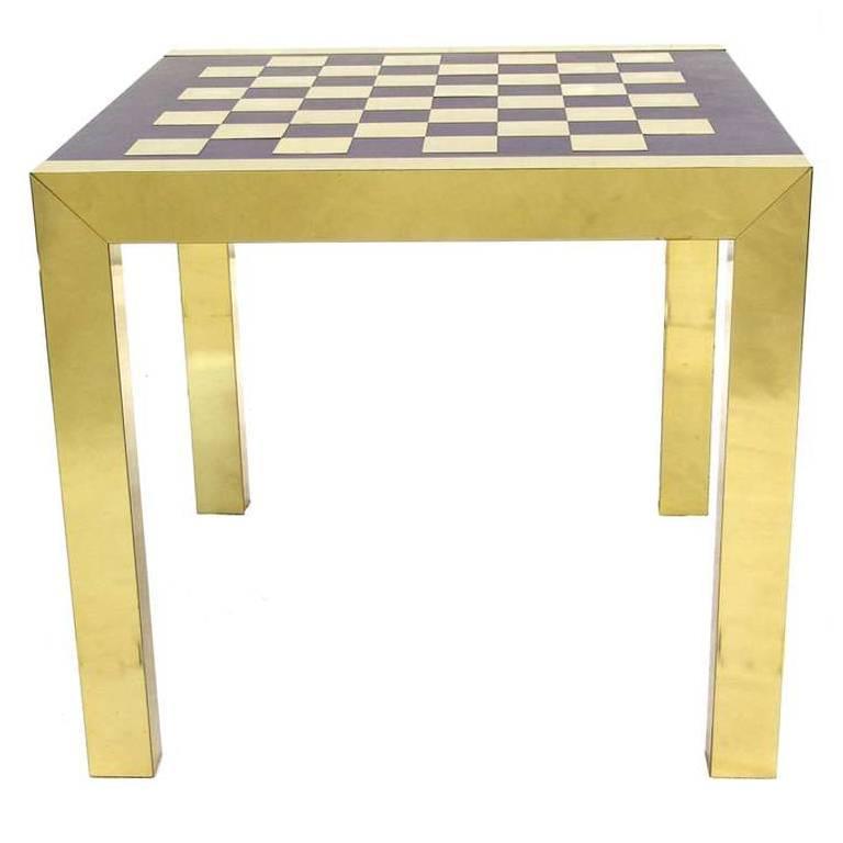 Paul Evans Modern Chess Set Game Table at 1stDibs modern chess table