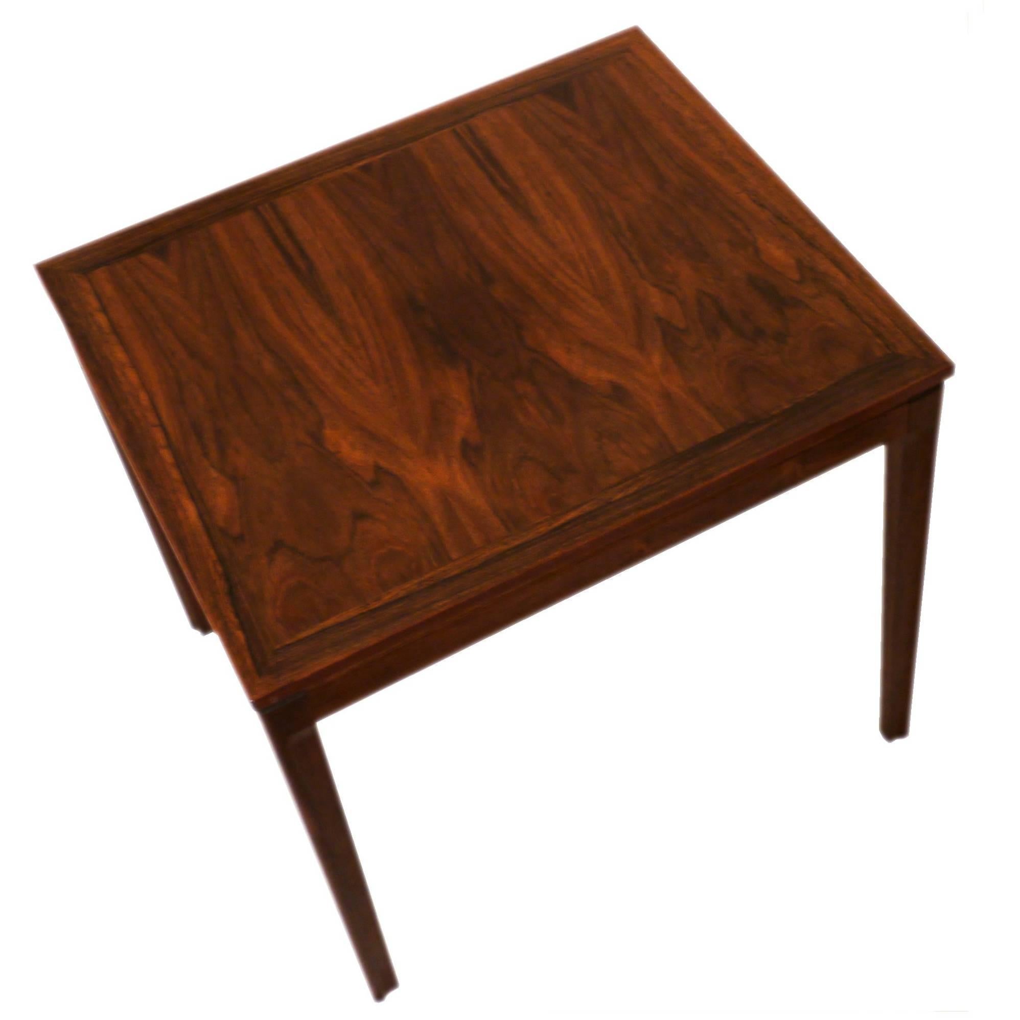 Danish Mid-Century Rosewood Side Table from 1960s For Sale