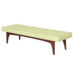 Mid-Century Tufted Resting Bench