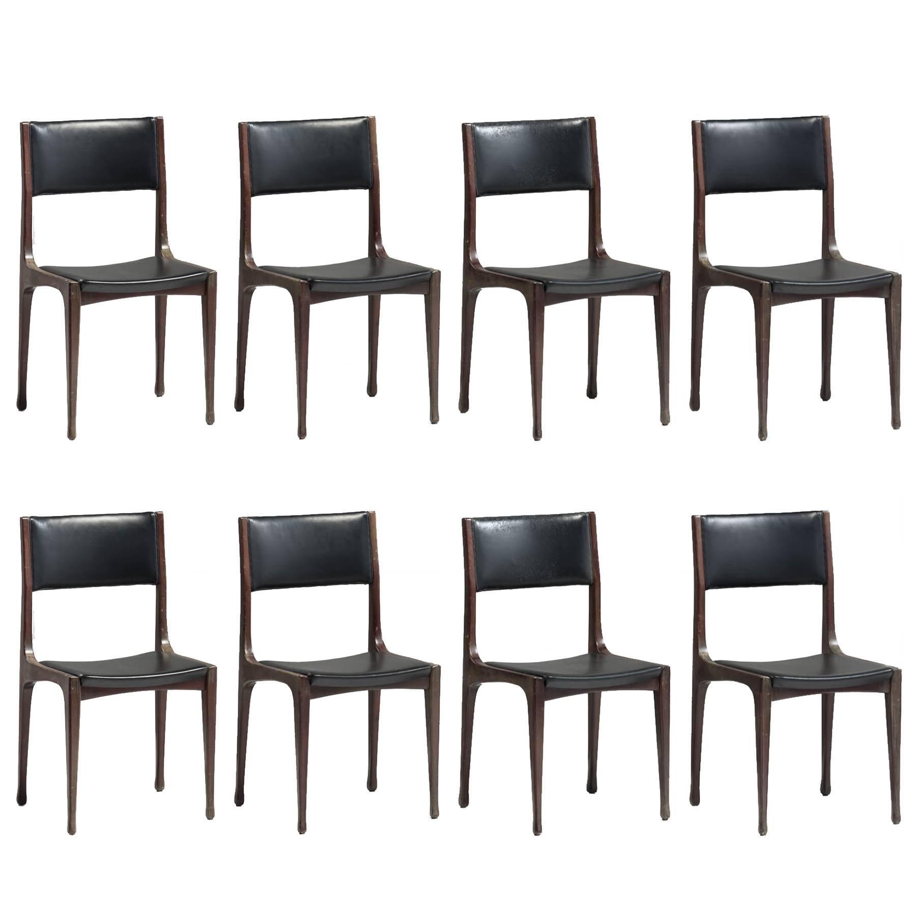 Set of Eight Dining Chairs by Carlo Di Carli