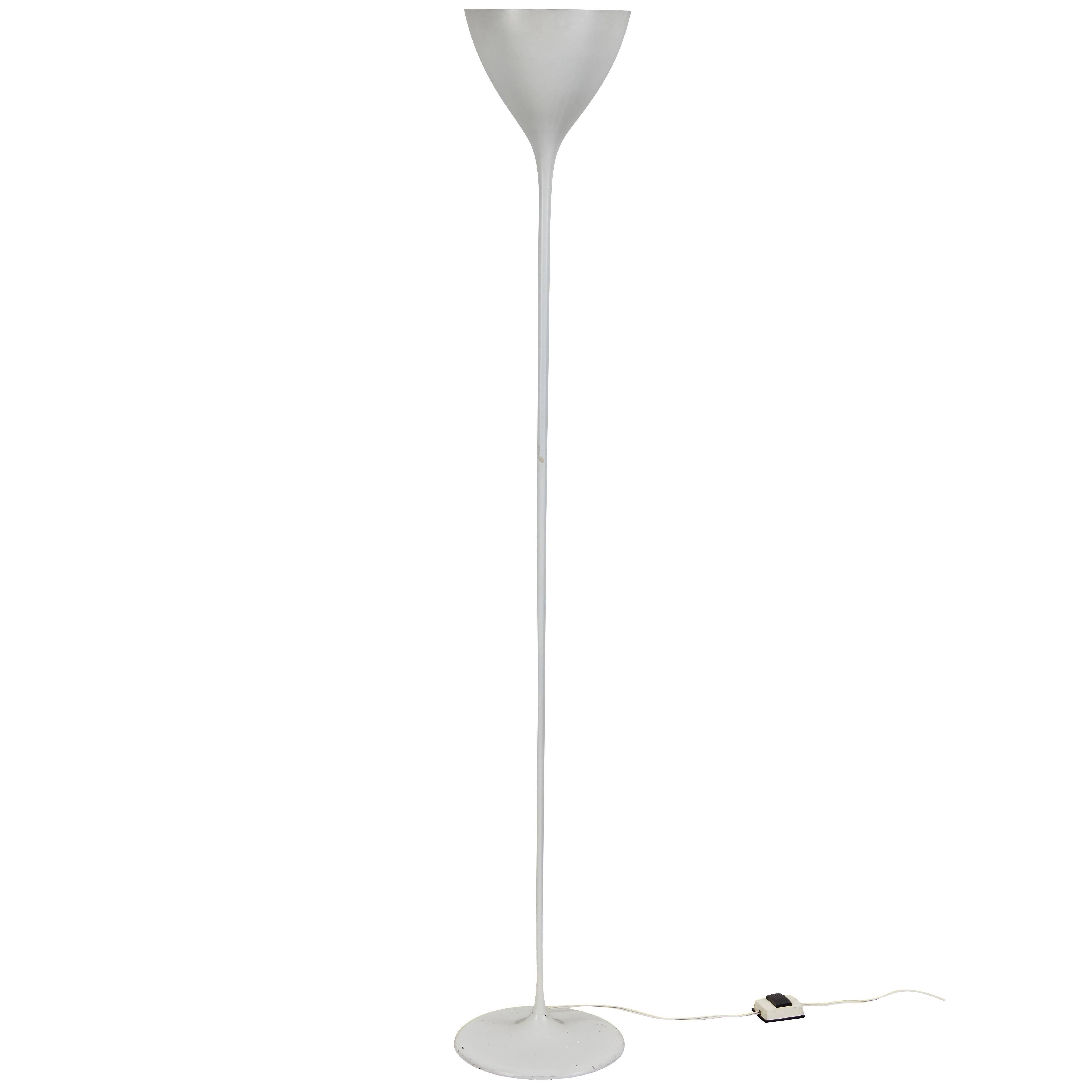 Swiss Torchiere Floor Lamp by Max Bill