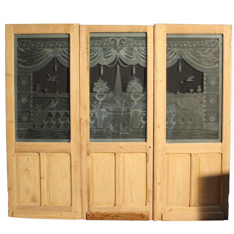 Superb 19th Century, French Room Divider/Dividing Doors For Sale at 1stdibs