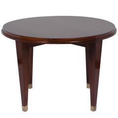 Dark Mahogany Occasional Table Attributed to Dominique 8
