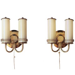 Pair of Sconces in the Manner of Paavo Tynell, 1940s, Finland