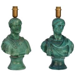 Piero Fornasetti, 'Consoli' Pair of Lamps, Italy 9