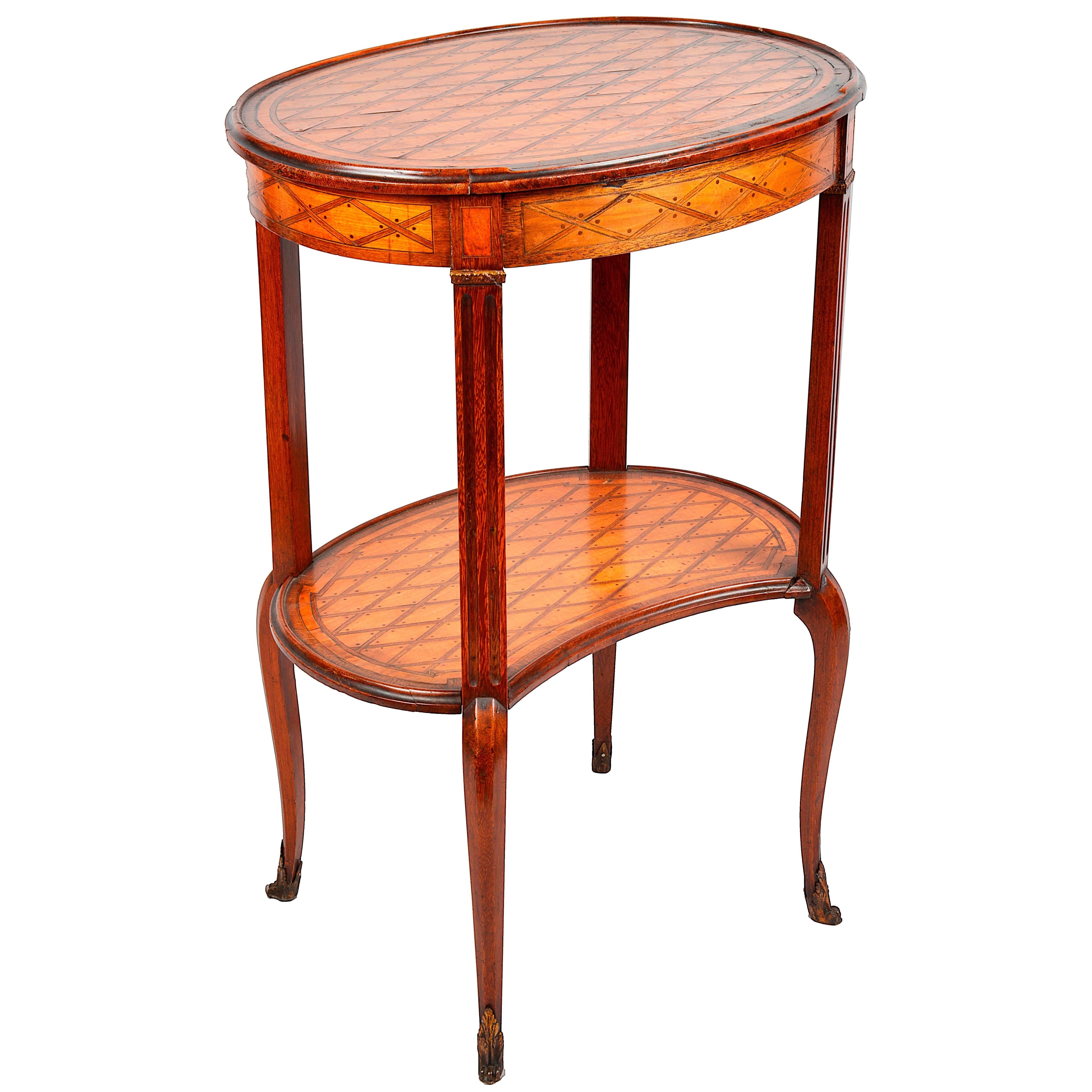 Louis XVI Style Side Table, 19th Century For Sale