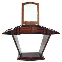 Antique Dressing Table Rosewood, France, 1920s-1930s