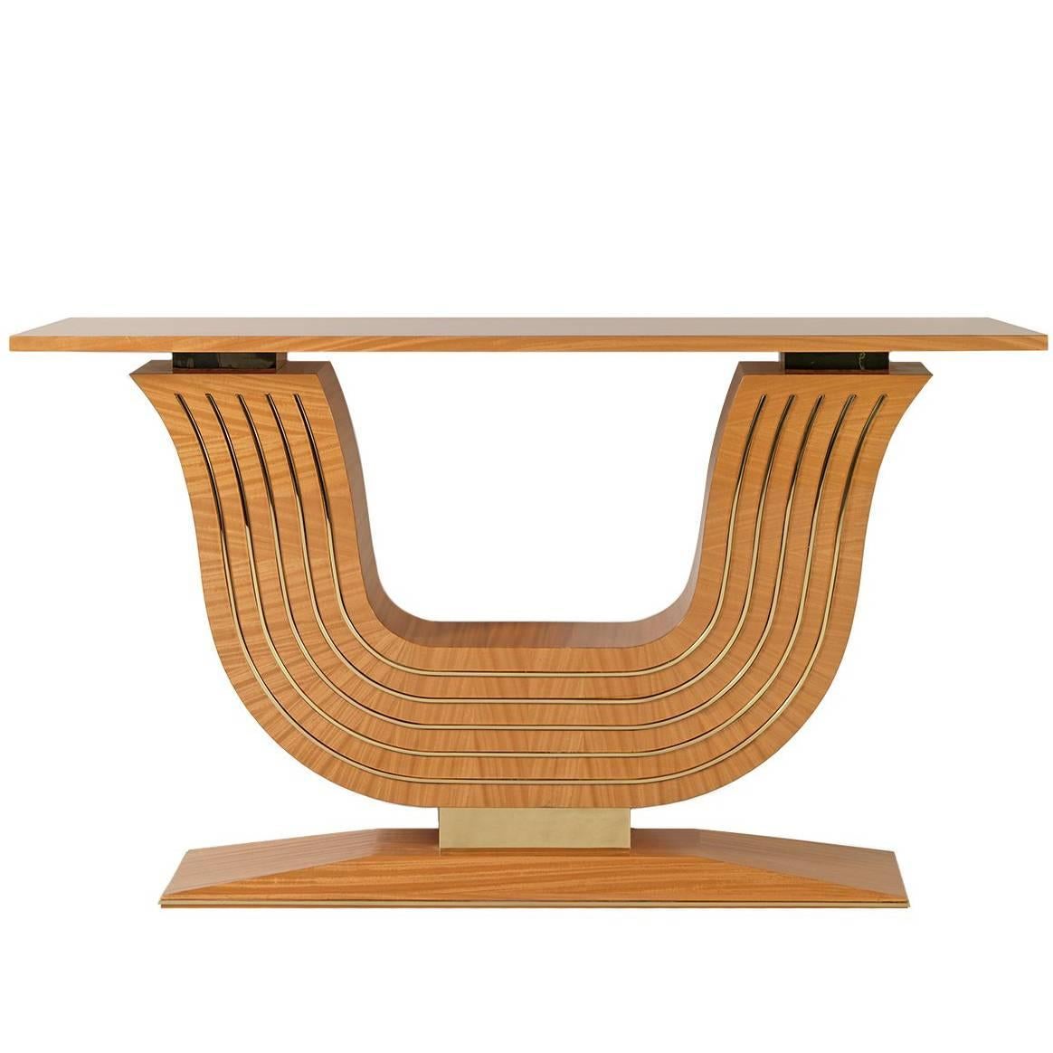 Citronnier Wood Console