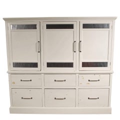 Large White Painted Cabinet