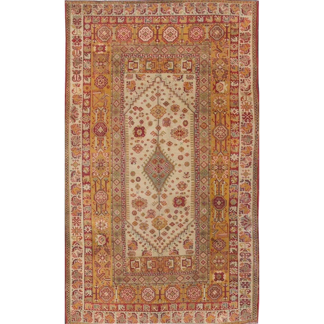 Antique Indian Agra Rug For Sale at 1stDibs