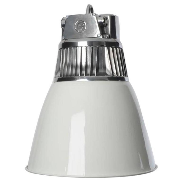 Czech Downlighter Pendant White For Sale