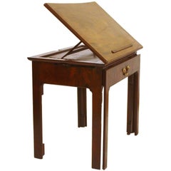 18th Century George III Architect's Desk / Adjustable Drawing Table