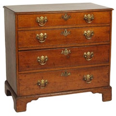 George II Small Oak Chest of Drawers George II Small Oak Chest of Drawers