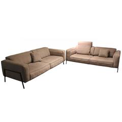 Rolf Benz Set of Sofas Model 500 Manufactured in Germany