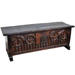 Spanish 18th Century Gothic Style Trunk