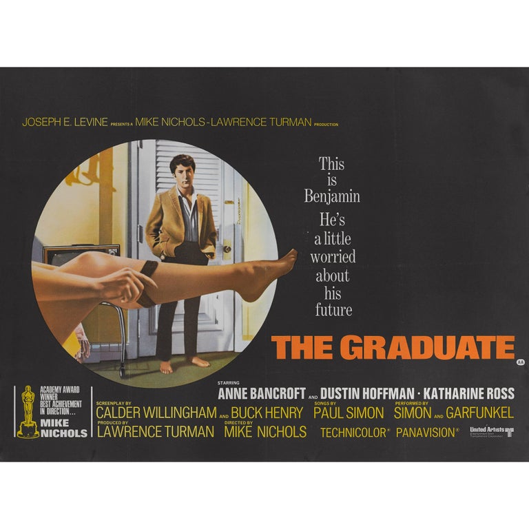 "The Graduate" Original British Movie Poster For Sale