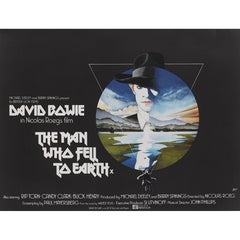 "the Man Who Fell to Earth" Original British Movie Poster