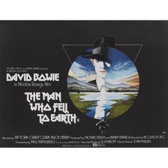 "the Man Who Fell to Earth" Original British Movie Poster