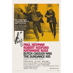 Retro "Butch Cassidy and the Sundance Kid" Original American Movie Poster