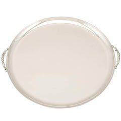 1960s German Sterling Silver Drinks Tray 10