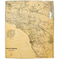 Map of California South Western Area by AAA Automotive Club