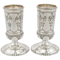 George v Sterling Silver Vases by Guild of Handicraft, Arts and Crafts
