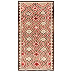 Extremely Rare Room Size Vintage Navajo Rug