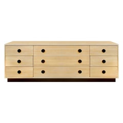 Harvey Probber Low Chest of Drawers with Inset Rosewood Pulls, 1950s 3