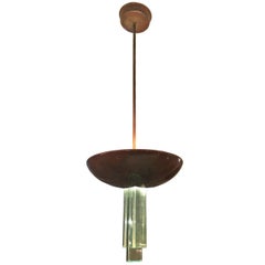 Stunning Rare Chandelier, Design Gio Ponti Pietro Chiesa, Fountana Arte, 1930