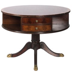 Mahogany Library Center Table 5