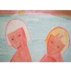 Albert Chubac, Gouache, Signed, circa 1960, France