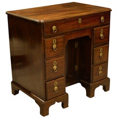 George II Cuban Mahogany Kneehole Desk 7