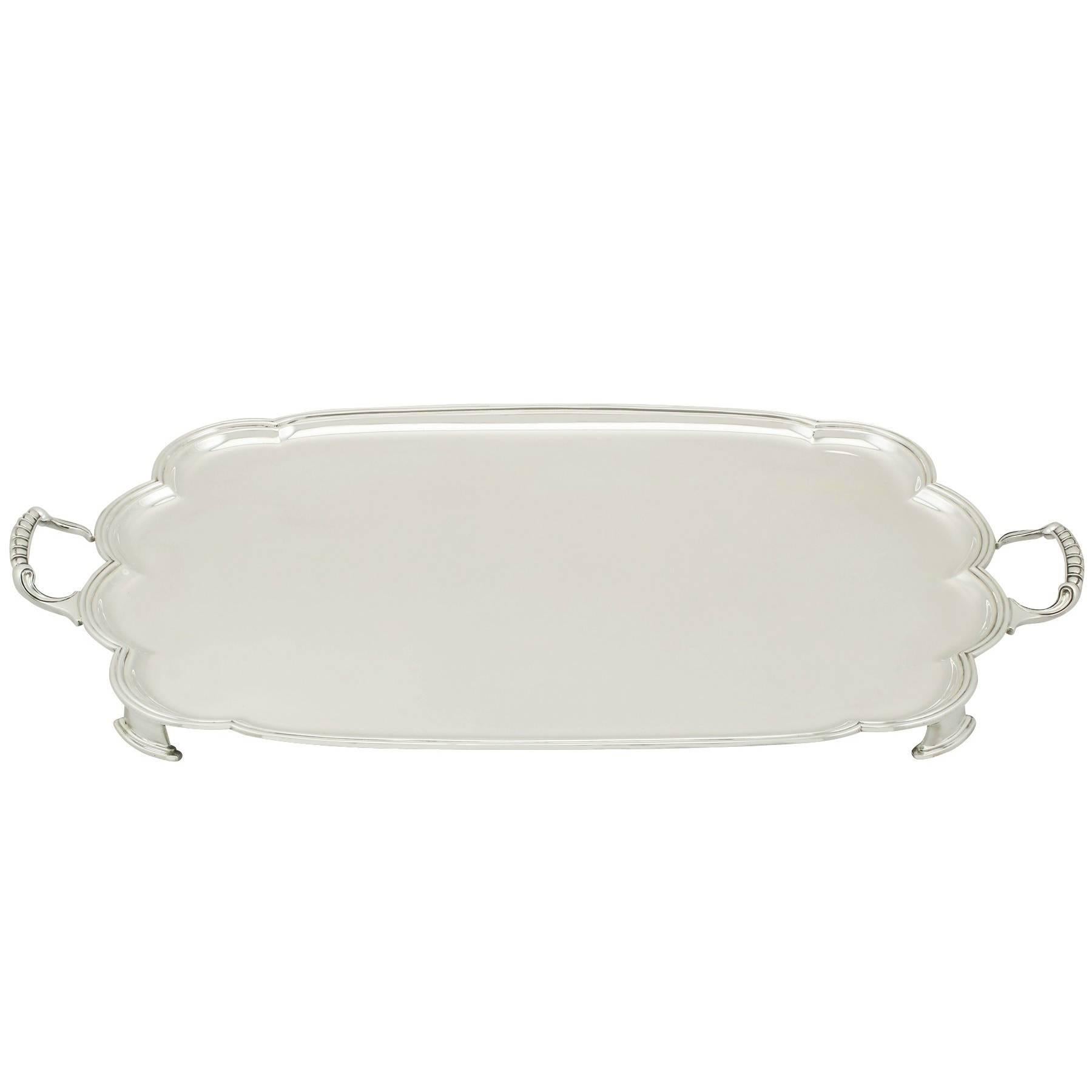 1940s Sterling Silver Drinks Tray