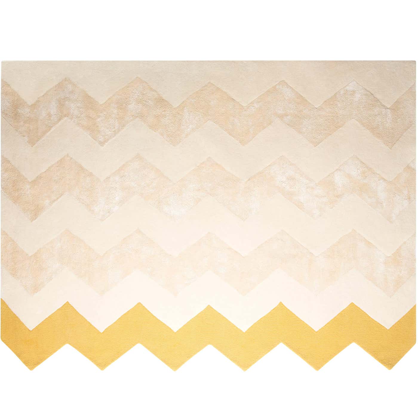 Zuko Chevron Print Rug by Pieces, Modern Grey Hand Tufted Zig Zag Rug ...