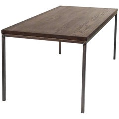 Dining Room Table "NO 02" by Manufacturer WUUD in Oak Wood and Steel (250 cm)